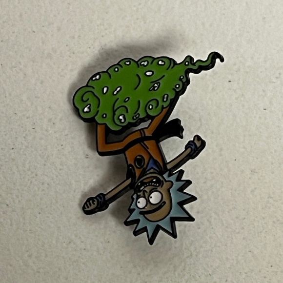Dragonball Z Rick & Morty Mash Up Enamel Pin Pins Brooch Pins Hats Hatpin - Picture 5 of 9
